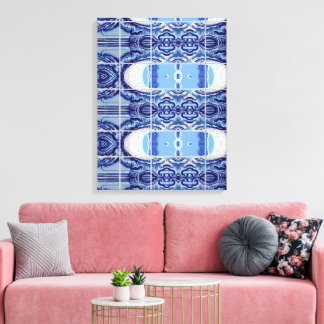 Portuguese designs canvas print