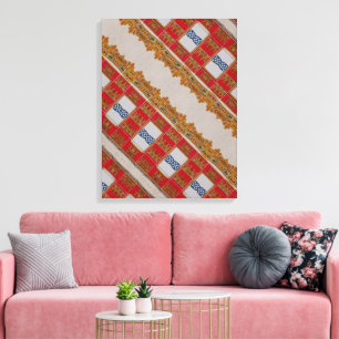 Portuguese designs canvas print