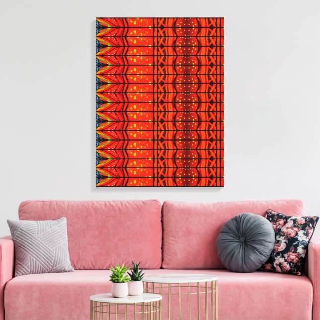 Portuguese designs canvas print (Insitu(LivingRoom))