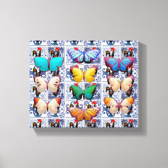 Portuguese designs canvas print (Front)