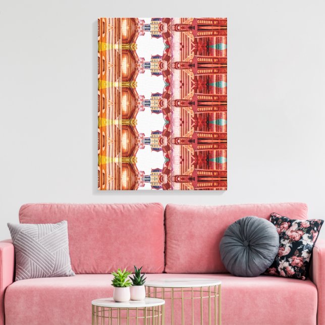 Portuguese designs  canvas print (Insitu(LivingRoom))