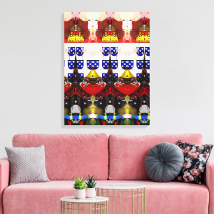 Portuguese designs canvas print