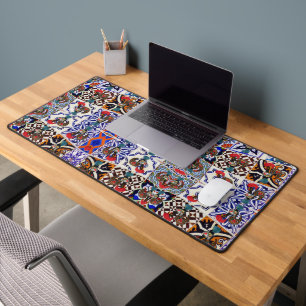 Portuguese designs desk mat