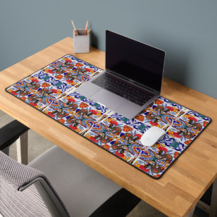 Portuguese designs desk mat