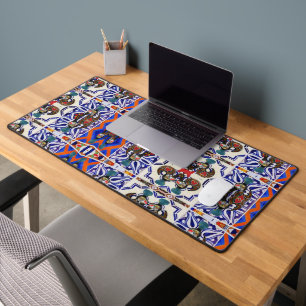 Portuguese designs desk mat