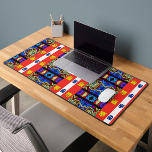 Portuguese designs desk mat