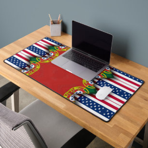 Portuguese designs desk mat
