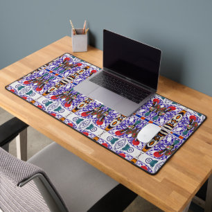 Portuguese designs desk mat