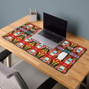 Portuguese designs desk mat