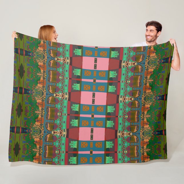 Portuguese designs  fleece blanket (In Situ)