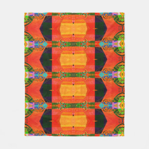 Portuguese designs fleece blanket