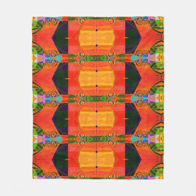 Portuguese designs  fleece blanket (Front)