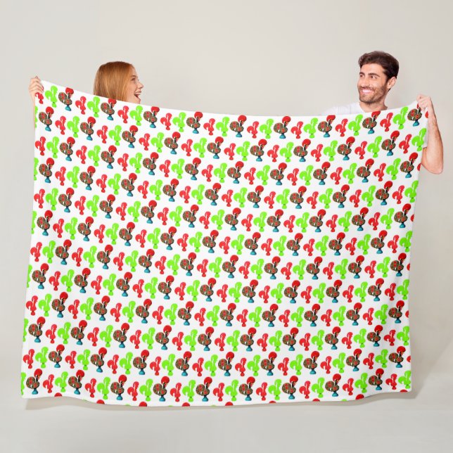 Portuguese designs  fleece blanket (In Situ)