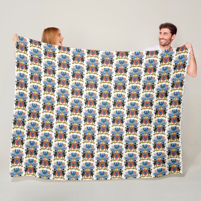 Portuguese designs  fleece blanket (In Situ)