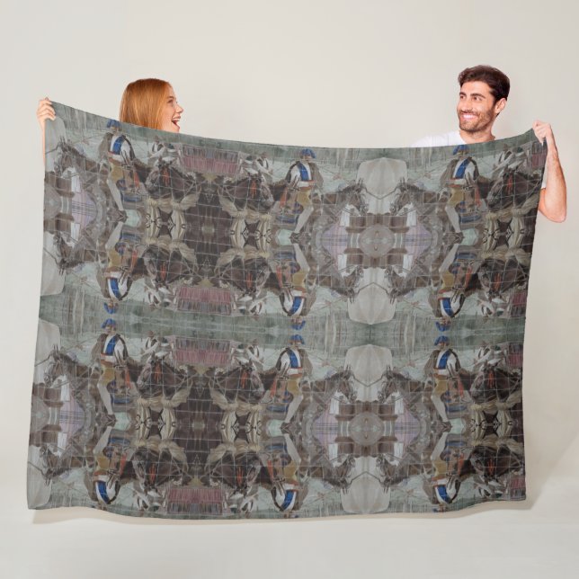 Portuguese designs  fleece blanket (In Situ)