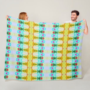 Portuguese designs fleece blanket