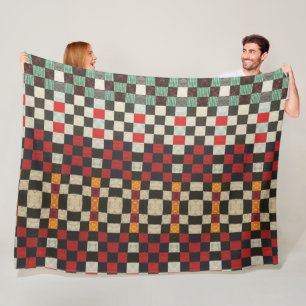 Portuguese designs fleece blanket