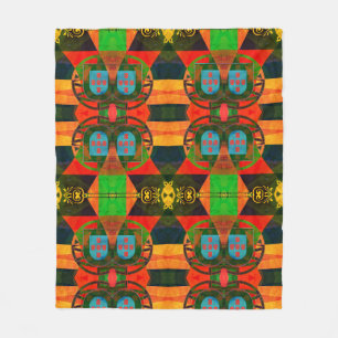 Portuguese designs  fleece blanket