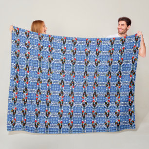 Portuguese designs fleece blanket