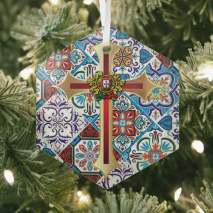 Portuguese designs  glass ornament