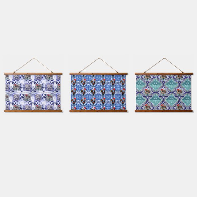 Portuguese designs hanging tapestry (Triple)
