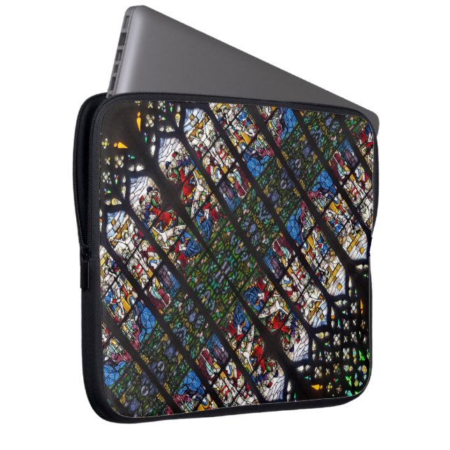 Portuguese designs laptop sleeve (Front Right)