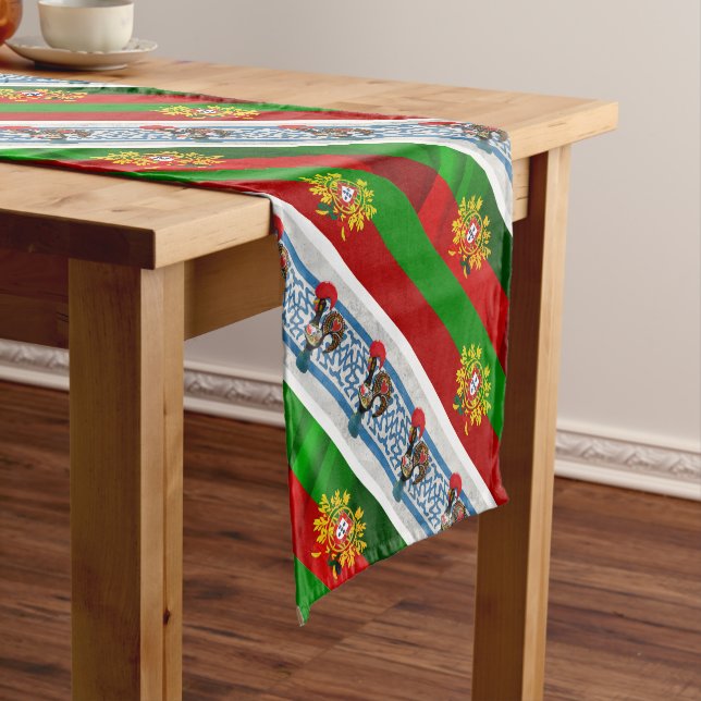 Portuguese designs short table runner (In Situ)