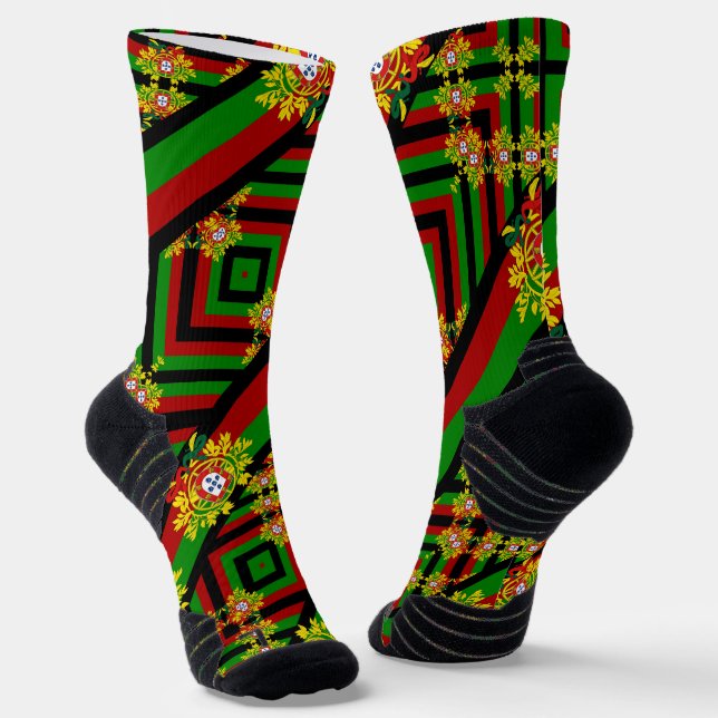 Portuguese designs socks (Angled)