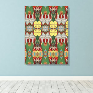 Portuguese designs Stretched Canvas Print