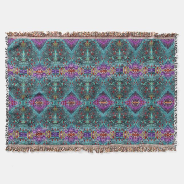 Portuguese designs Throw Blanket (Front)