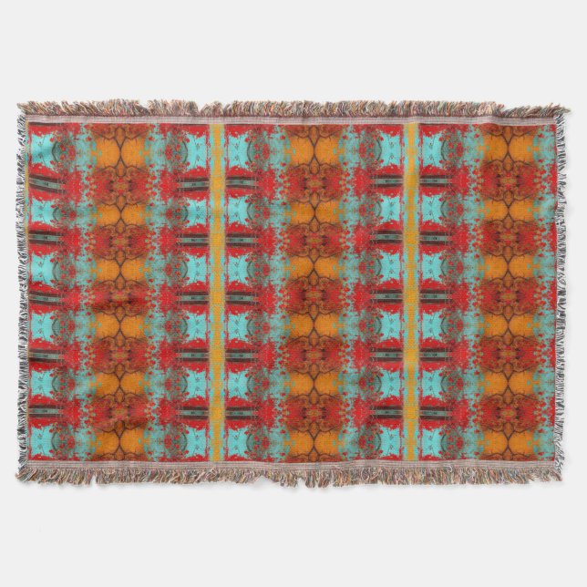 Portuguese designs Throw Blanket (Front)