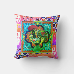 Portuguese designs  throw pillow