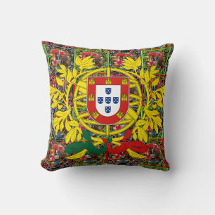Portuguese designs  throw pillow