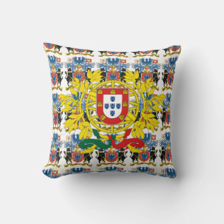 Portuguese designs throw pillow