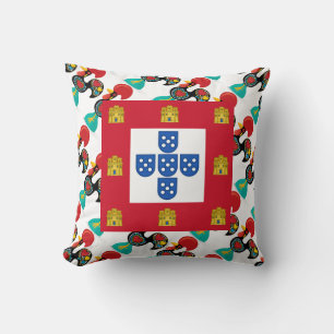 Portuguese designs  throw pillow
