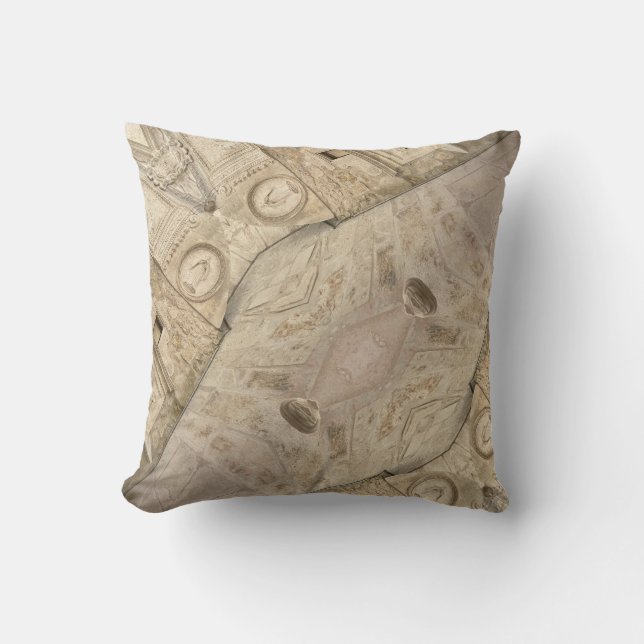 Portuguese designs throw pillow (Front)