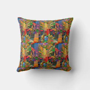 Portuguese designs  throw pillow
