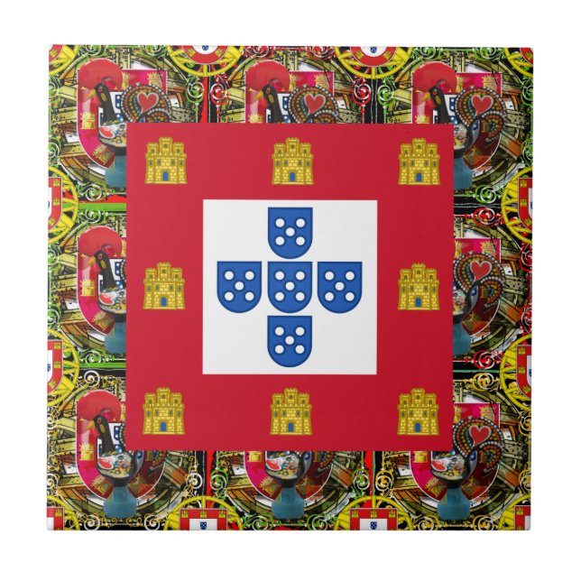 Portuguese designs  tile (Front)