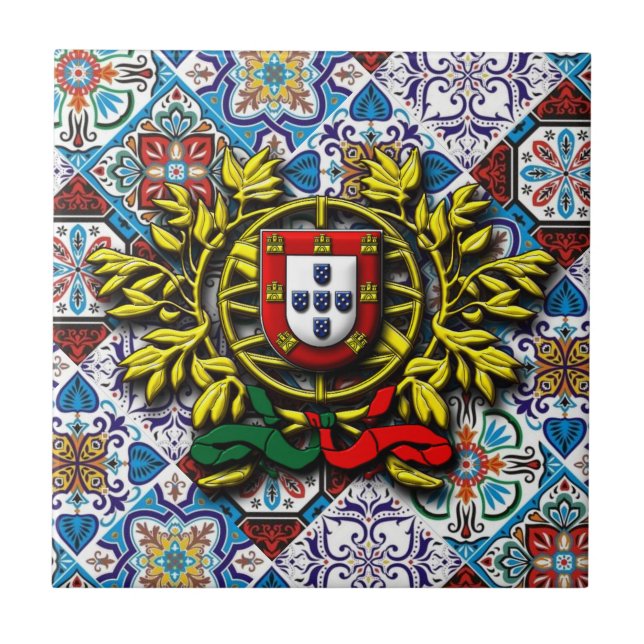 Portuguese designs  tile (Front)