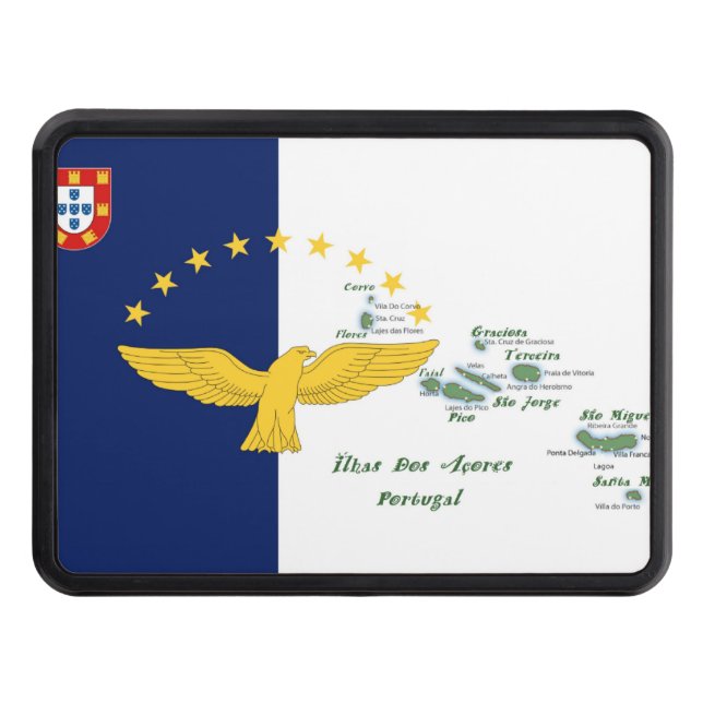 Portuguese designs  trailer hitch cover (Front)