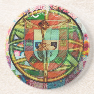 Portuguese designs Wood Wall Art Coaster