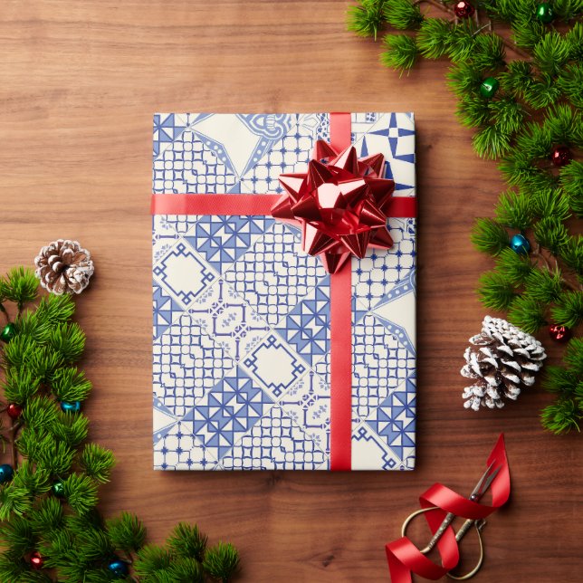Portuguese designs  wrapping paper (Holiday Gift)