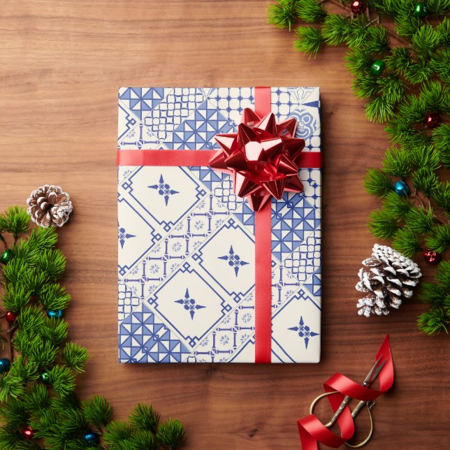 Portuguese designs  wrapping paper (Holiday Gift)