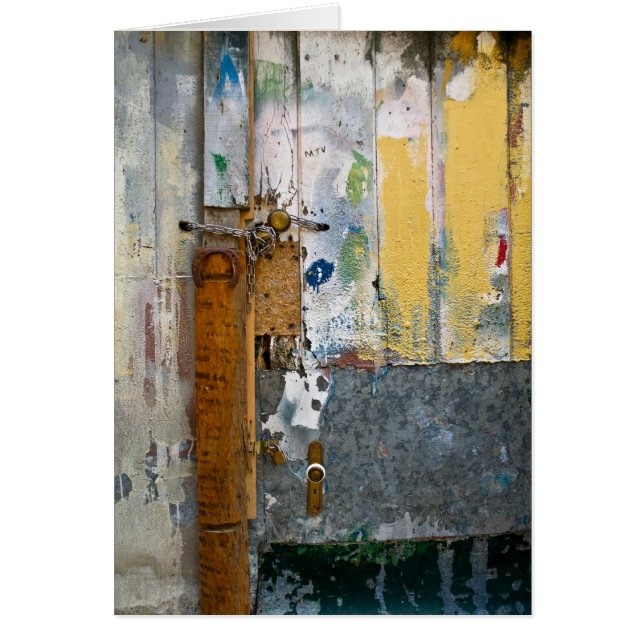 Portuguese Door - A Wash of Colours (Front)