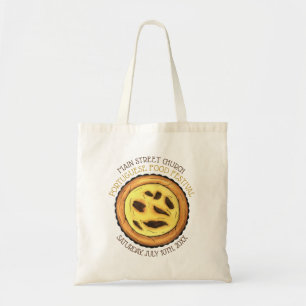 Portuguese Egg Custard Tart Pastry Food Festival Tote Bag