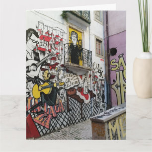 Portuguese: Father's Day Lisbon Alfama/ Father's D Card