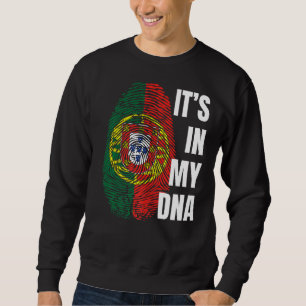 Portuguese Flag Dna Fingerprint Portugal Sweatshirt