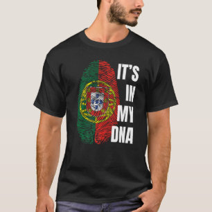 Portuguese Flag Dna Fingerprint Portugal T-Shirt