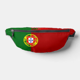 Portuguese flag fanny pack