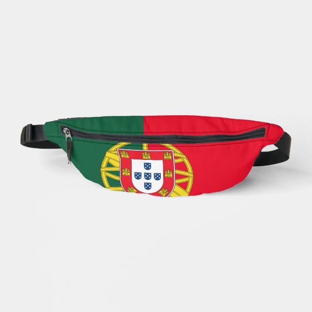 Portuguese flag fanny pack (Front)